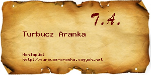 Turbucz Aranka névjegykártya
